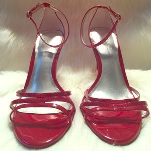 ❤️ Jessica Simpson Red Leather Heels ❤️